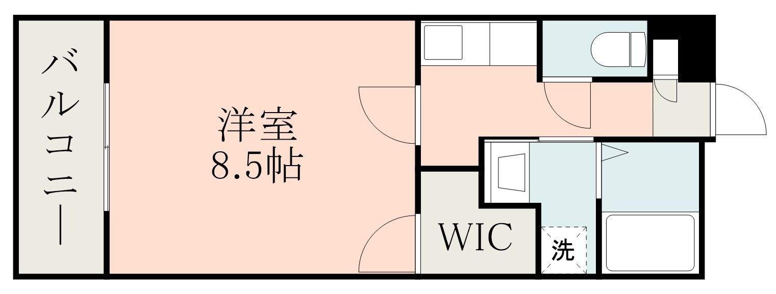 YSBLD.22(1K/4階)の間取り写真
