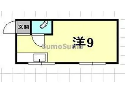 コンフォート金楽寺(ワンルーム/2階)の間取り写真