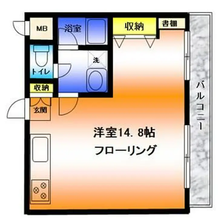 フォンティーヌ湘南 4階階 間取り