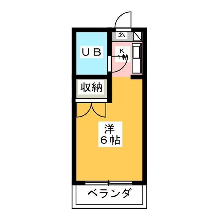 コーポ102 1階階 間取り