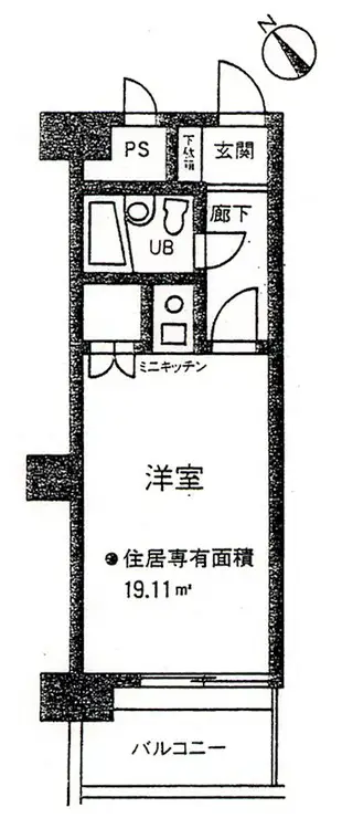 ヴェラハイツ鶴見 8階階 間取り