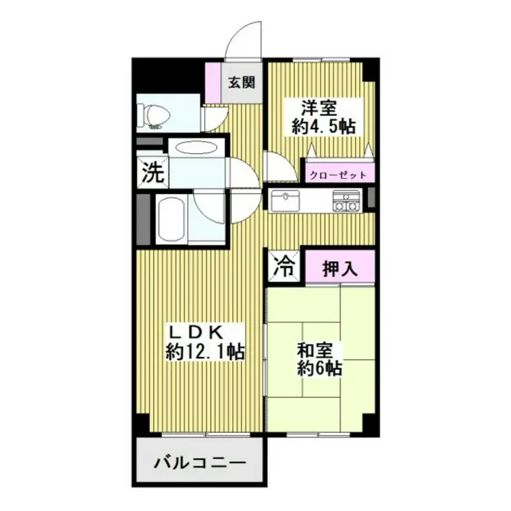 練馬北町シティハウス 4階階 間取り