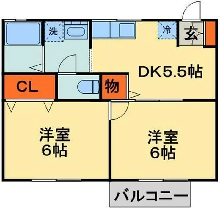 コンフォールシャンブル 2階階 間取り