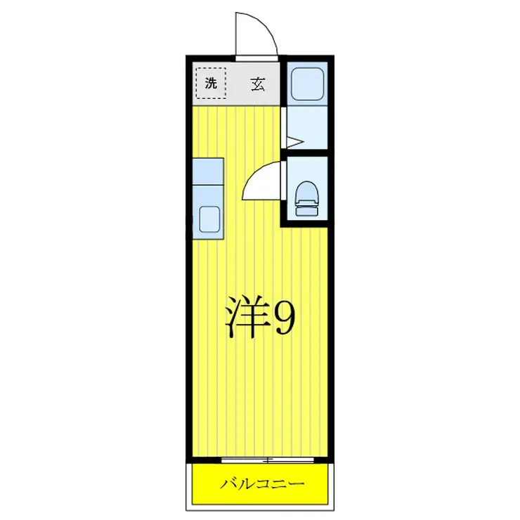 カロハイム 1階階 間取り