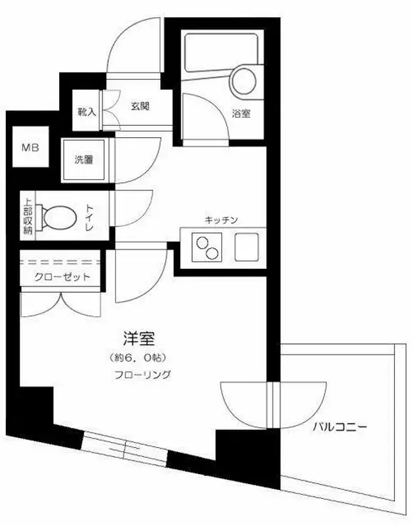 パレステュディオ大塚 4階階 間取り