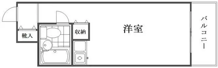 ダイアパレス吉野町第2 4階階 間取り