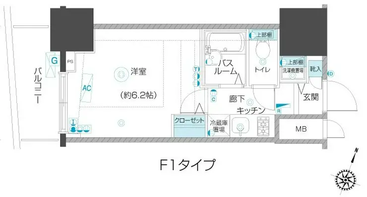フェニックス板橋大山 2階階 間取り