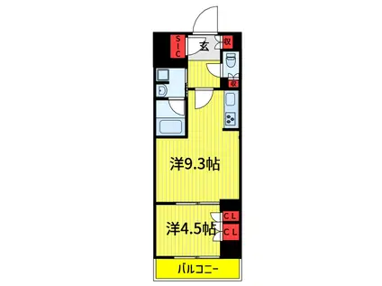 OPEN RESIDENCIA ITABASHI GRANDE(1LDK/6階)の間取り写真
