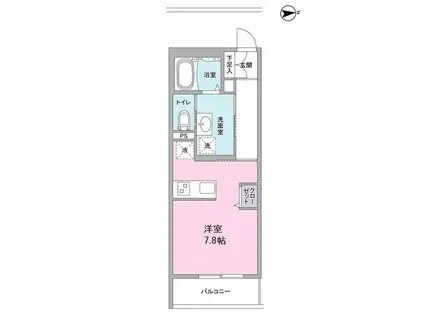 SHIMOKITA APARTMENT(ワンルーム/2階)の間取り写真