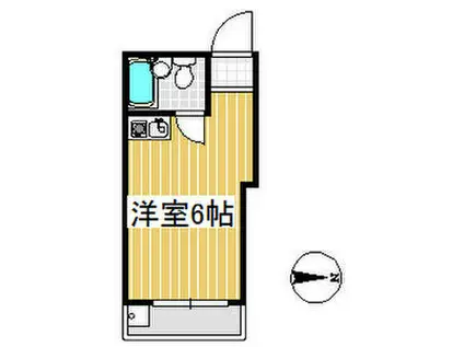 メゾンフェニックス(ワンルーム/2階)の間取り写真