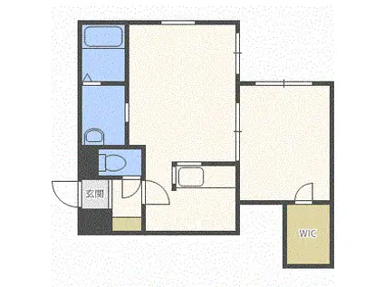 KOKOMO南8条(1LDK/4階)の間取り写真