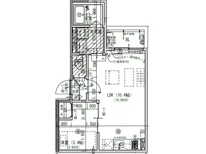 JACK TODANISHII(1LDK/2階)の間取り写真