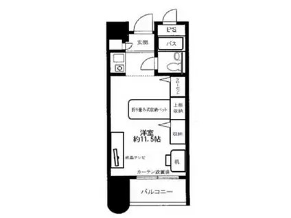 メゾン大塚(ワンルーム/6階)の間取り写真