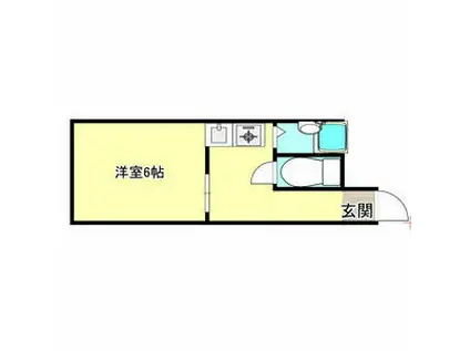 チサンマンション栄(1DK/10階)の間取り写真