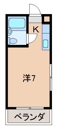 レジデンスアキラ(ワンルーム/3階)の間取り写真