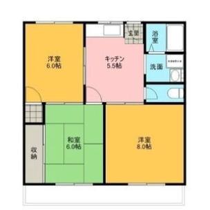 サンヴェール城東(3K/3階)の間取り写真