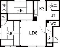 センチュリー34(2LDK/2階)の間取り写真