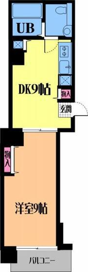 ルーラル20番館(1LDK/2階)の間取り写真