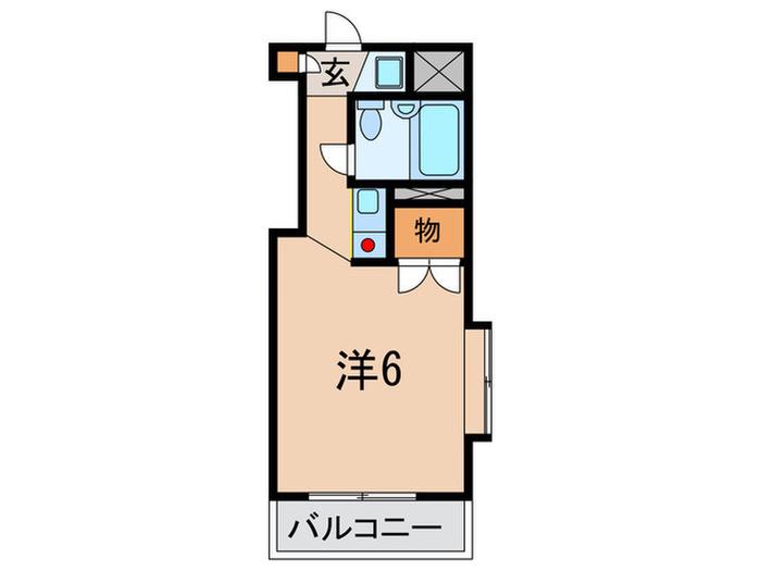 エトス成増(ワンルーム/1階)の間取り写真
