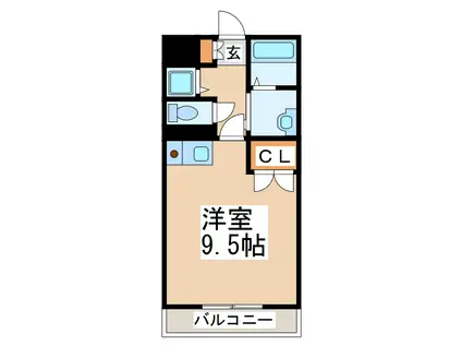 上村ハイツIII(ワンルーム/1階)の間取り写真