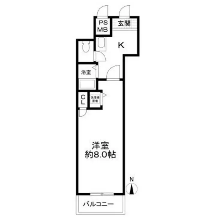 プランドールたかや 2階階 間取り
