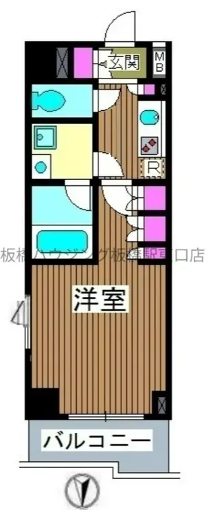 ルーブル高島平 3階階 間取り