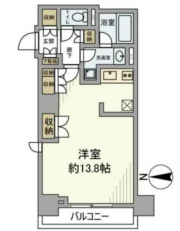 ベルフォート西荻駅前 4階階 間取り