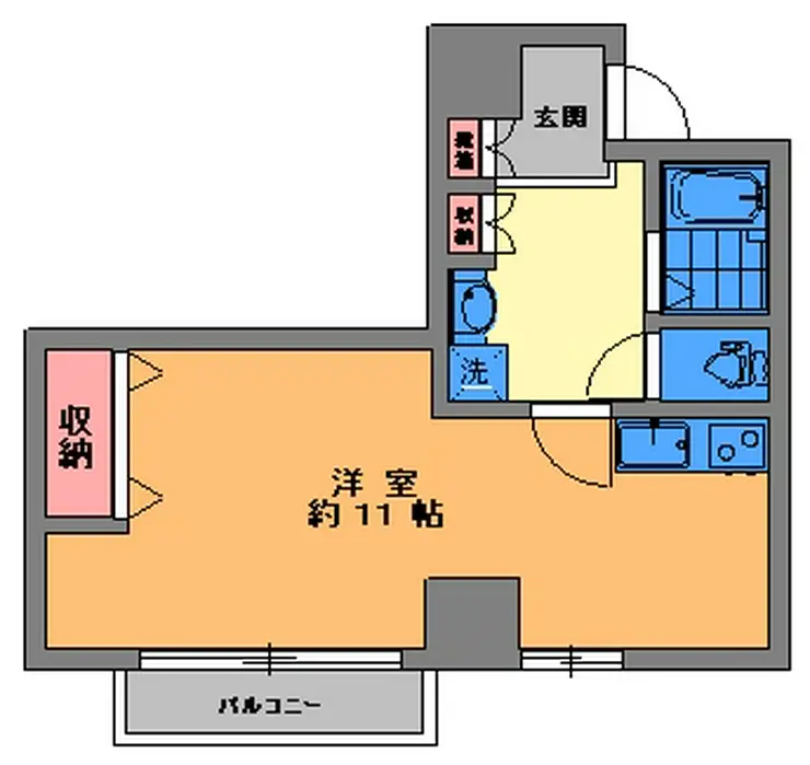 日経エスプラナード 5階階 間取り