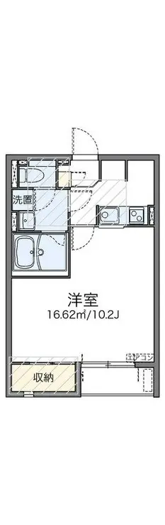 レオネクストかしわのき 2階階 間取り