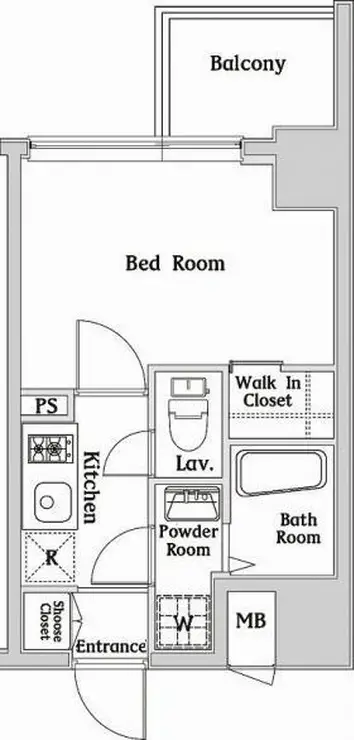 ハーモニーレジデンス西麻布 2階階 間取り