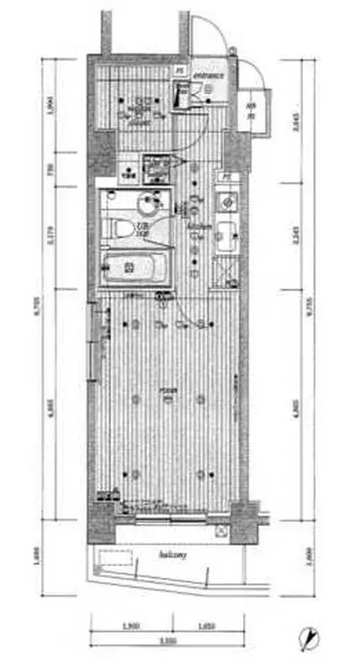 ミリオングランデ元赤坂ヒルズ 10階階 間取り