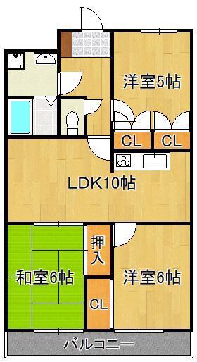 エクセル青葉台(3LDK/3階)の間取り写真