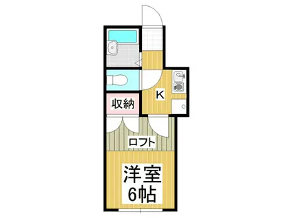 メゾン プレミオ(1K/2階)の間取り写真