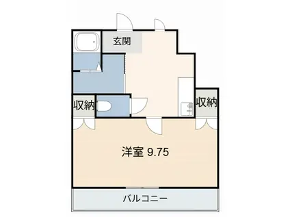 サンシャインあおみ刈谷II(1K/1階)の間取り写真