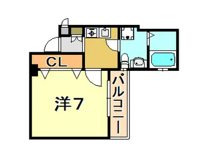 C-ARK神戸西(1K/4階)の間取り写真