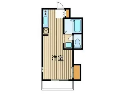 アンソロジー桜台(ワンルーム/2階)の間取り写真