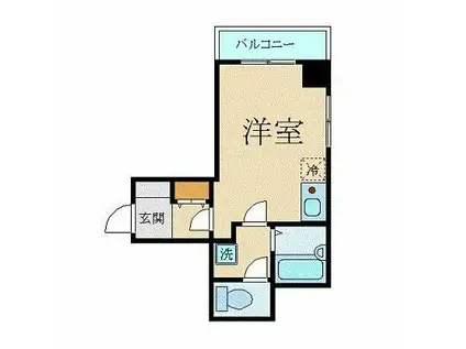 プレール九段(ワンルーム/9階)の間取り写真