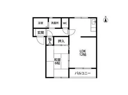ステージ21(1LDK/2階)の間取り写真