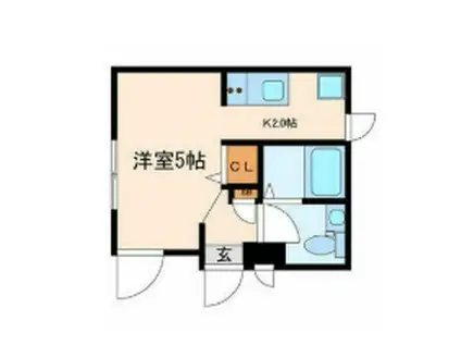 アージュドール錦糸町(ワンルーム/4階)の間取り写真