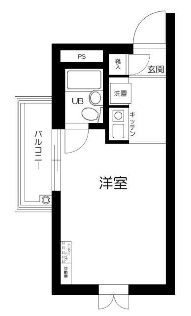 セントヒルズ巣鴨(ワンルーム/4階)の間取り写真