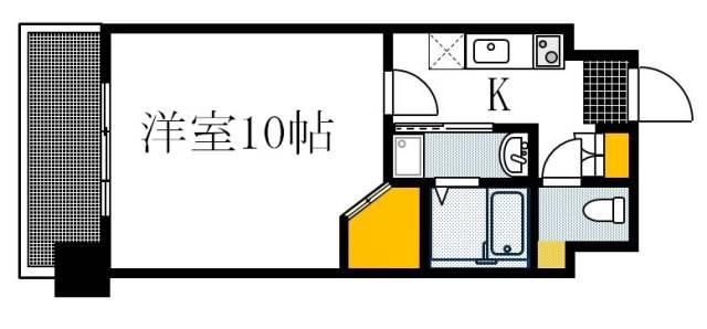 STプレシャス上東雲(1K/7階)の間取り写真