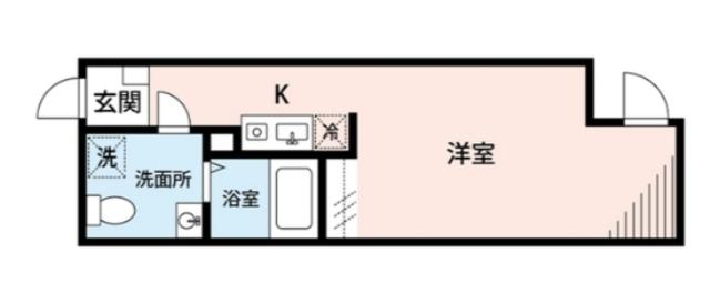 フィオーネ柴又(ワンルーム/2階)の間取り写真