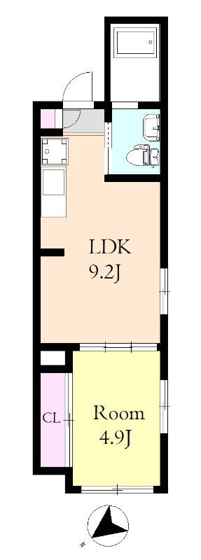 パーチェ成増(1LDK/3階)の間取り写真