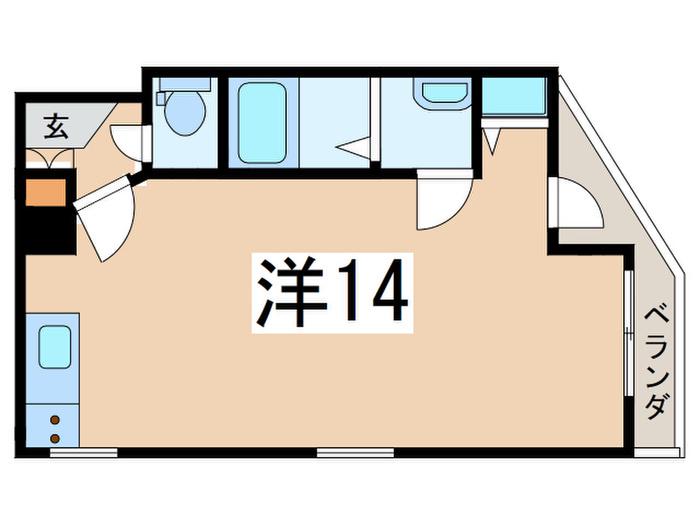 スターホームズ二俣川X(ワンルーム/3階)の間取り写真