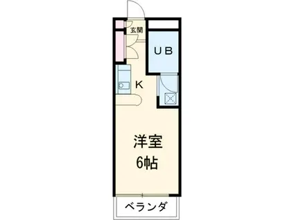 グリーンメゾンヨシノ(ワンルーム/1階)の間取り写真