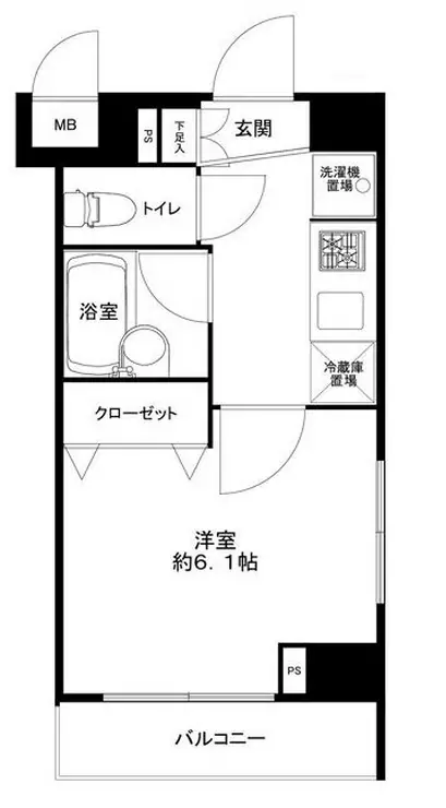 パセオ・ラルゴ 8階階 間取り