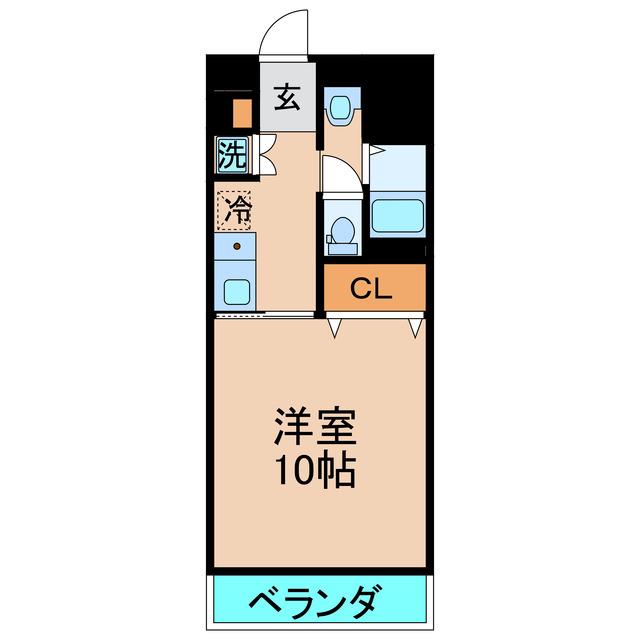 リミエール野口(1K/1階)の間取り写真