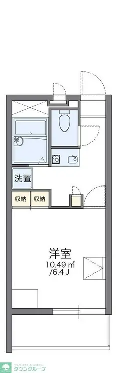 レオパレスJOY 3階階 間取り