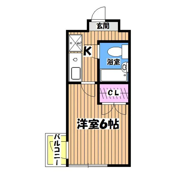 グランデール八王子 2階階 間取り