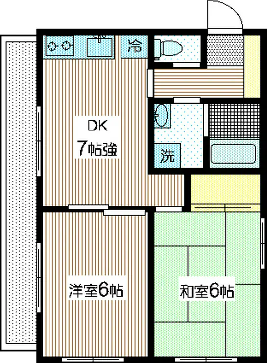 アムールK 3階階 間取り